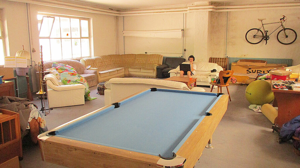 Übernachtungsmöglichkeit im Sommerraum