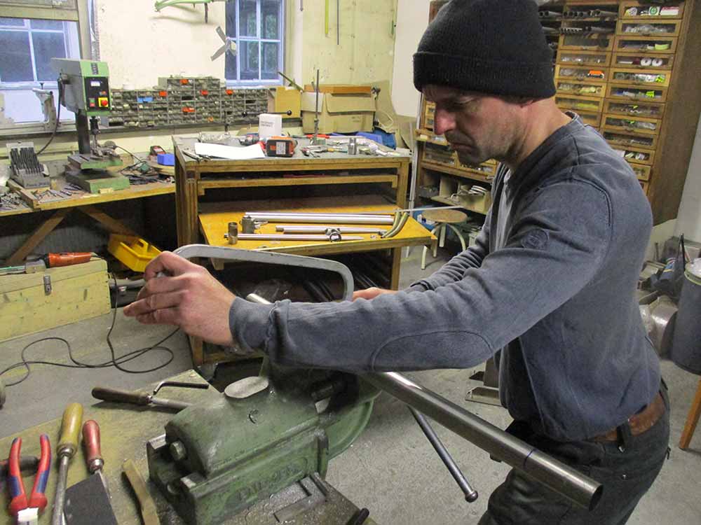 Der Meister bei der Arbeit